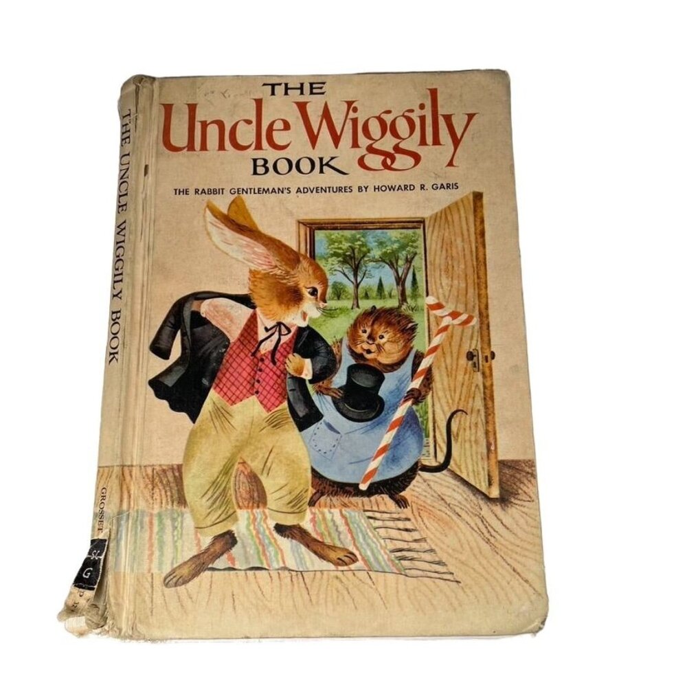 The Uncle Wiggily Book Cover Only Vintage Hardcover Crafting  Junk Journals u